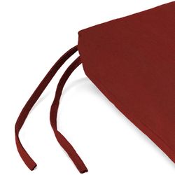 Jordan Manufacturing Red Olefin Seat Pad 2 in. H X 19 in. W X 17 in. L