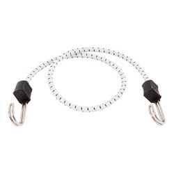 Keeper Black/White Bungee Cord 32 in. L X 0.315 in. 1 pk