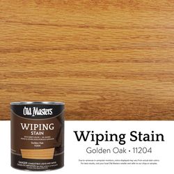 Old Masters Semi-Transparent Golden Oak Oil-Based Wiping Stain 1 qt
