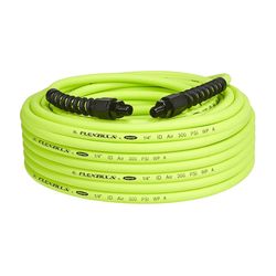 Flexzilla Pro 100 ft. L X 1/4 in. D Hybrid Polymer Air Hose 300 psi Zilla Green