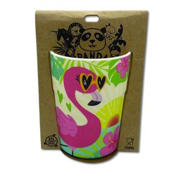 Panda Crew 8.5 oz Multicolored Melamine Flamingo Cup 1 pk