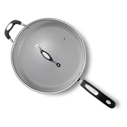 Starfrit Ceramic Deep Fry Pan 12 in. Gray