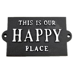 Koppers Hardware English Brown Decorative Embossed Sign 3 in. H X 6 in. W