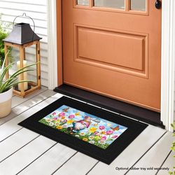 Briarwood Lane 22 in. W X 10 in. L Multi-Color Rubber Door Mat