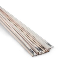 Midwest Products 1/4 in. X 1/4 in. W X 3 ft. L Balsawood Strip #2/BTR Premium Grade