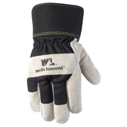 Wells Lamont Men's Outdoor Gloves Black/Brown L 1 pair
