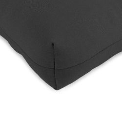 Jordan Manufacturing Charcoal Gray Olefin Wicker Seat Cushion 4 in. H X 19 in. W X 19 in. L