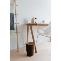 Umbra WOODROW CAN 2G ESPRESSO 2 gal Brown Wood Trash Can