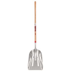 Ace 63 in. Aluminum Scoop General Purpose Shovel Wood Handle