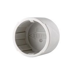 Stiletto TIBONE 1.5 in. Rubber Mallet Cap White 1 pc