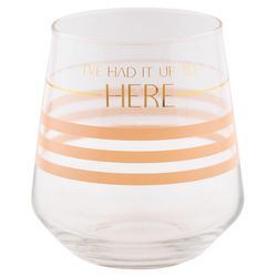 Karma Clear Glass Wine Glass