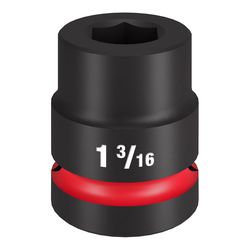 Milwaukee 1-3/16 X 1 in. drive SAE 6 Point Impact Socket 1 pc
