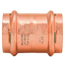 QuickFitting 1-1/4 in. Press in. Press in. Copper Coupling without Stop