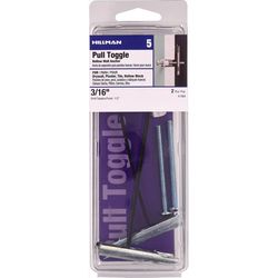 HILLMAN Rawl 3/16 in. D X 2-1/2 in. L Round Plastic RH Combo Strap Toggle 2 pk