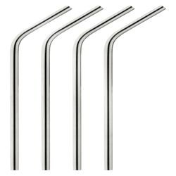 Harold Import Brown Stainless Steel Straws