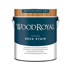 Ace Wood Royal Solid Tintable Flat Tint Base Dark Base Acrylic Deck Stain 1 gal
