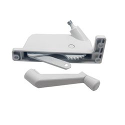 Barton Kramer White Cast Metal Vertical Awning Window Operator For A.B.C.