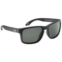 Flying Fisherman AcuTint Sunglasses Unisex Matte Black Frame Smoke Lens Polarized