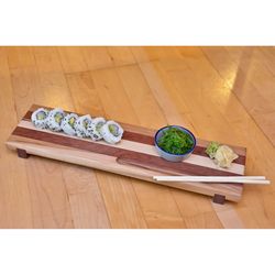 Coastal Carolina Natural Wood Modern and Contemporary Sushi Board 1 pc