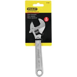 Stanley Metric and SAE Adjustable Wrench 6 in. L 1 pc