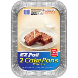 Hefty EZ Foil 9 in. W X 13 in. L Cake Pan 2 pc