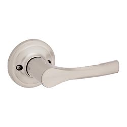 Kwikset Henley Contemporary Satin Nickel Dummy Lever