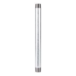 STZ Industries 3/4 in. MIP each X 3/4 in. D MIP in. Galvanized Steel 12 in. L Nipple