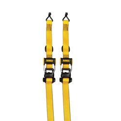 DeWalt 1.5 in. W X 16 ft. L Ratchet Strap 1100 lb 2 pk