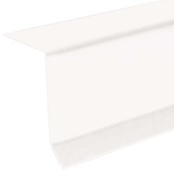 Amerimax 2 in. W X 10 ft. L Galvanized Steel Drip Edges White