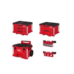 Packout Rolling Tool Box 5PC Stack