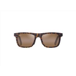 Maui Jim Moaka Sunglasses Unisex Matte Dark Havana Frame Bronze Lens Polarized