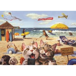 Eurographics No Cats Allowed Lenticular Puzzle Multicolored 300 pc