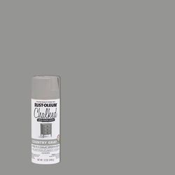 Rust-Oleum Chalked Matte Country Gray Chalky Finish Paint 12 oz