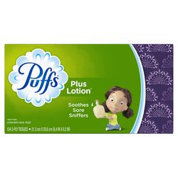 Puffs Plus Lotion 124 ct Facial Tissue