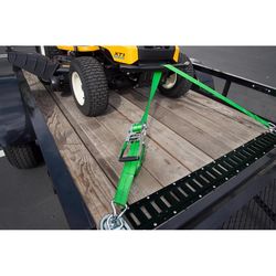 Keeper 2 in. W X 30 ft. L Green Ratchet Tie Down Strap 3333 lb 1 pk