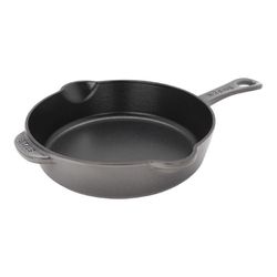 Staub Cast Iron Deep Skillet Gray