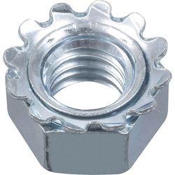 HILLMAN 6/32 in. Zinc-Plated Steel SAE Keps Lock Nut 1 pk