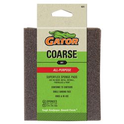 Gator 5-1/2 in. L X 4-1/2 in. W X .2 in. 60 Grit Coarse Sanding Sponge