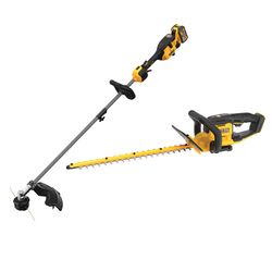 DEWALT 60V MAX 17 in. Attachment Capable StringTrimmer with 20V MAX 22 in. Cordless Hedge Trimmer