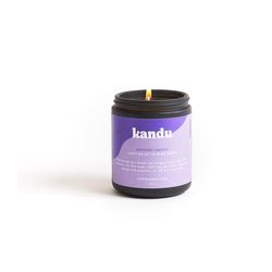 Matr Boomie Purple Lavender Cypress Scent Candle 8 oz