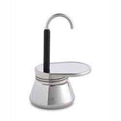 Fino 1 cups Black/Silver Coffee & Espresso Maker