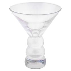 Karma Lexi Clear Glass Martini Glass 4.52 in. D 1 pk