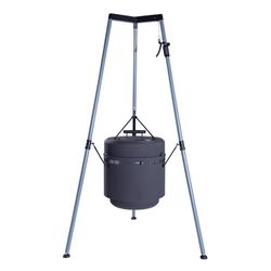 Burch Barrel 18 in. Charcoal/Wood Grill and Smoker Black