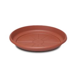 Crescent Too Emma 1.6 in. H X 12 in. D PP Plastic Plant Saucer Terracotta