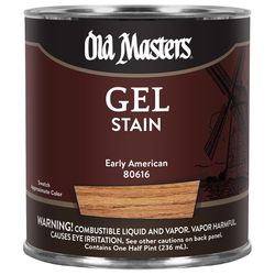 Old Masters Semi-Transparent Early American Oil-Based Alkyd Gel Stain 1/2 pt