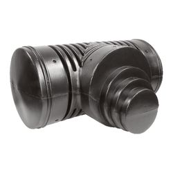 Advanced Drainage Systems 6 in. Snap X 6 in. D Snap Polyethylene 16 in. Tee 1 pk