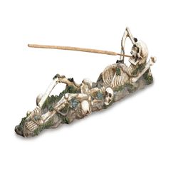Dragon Crest 2.125 in. H X 10.5 in. L Lazy Bones Poly Resin Decorative Incense Burner