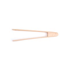 Fox Run Natural Wood Beechwood Toaster Tongs