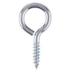 Ace 3/32 in. D X 7/8 in. L Zinc-Plated Steel Screw Eye 11 lb. cap. 14 pk