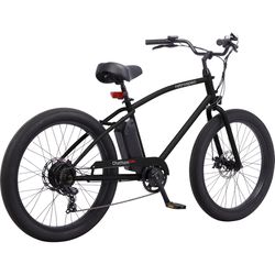 Retrospec Chatham Rev 3 Unisex Electric Beach Cruiser Matte Black